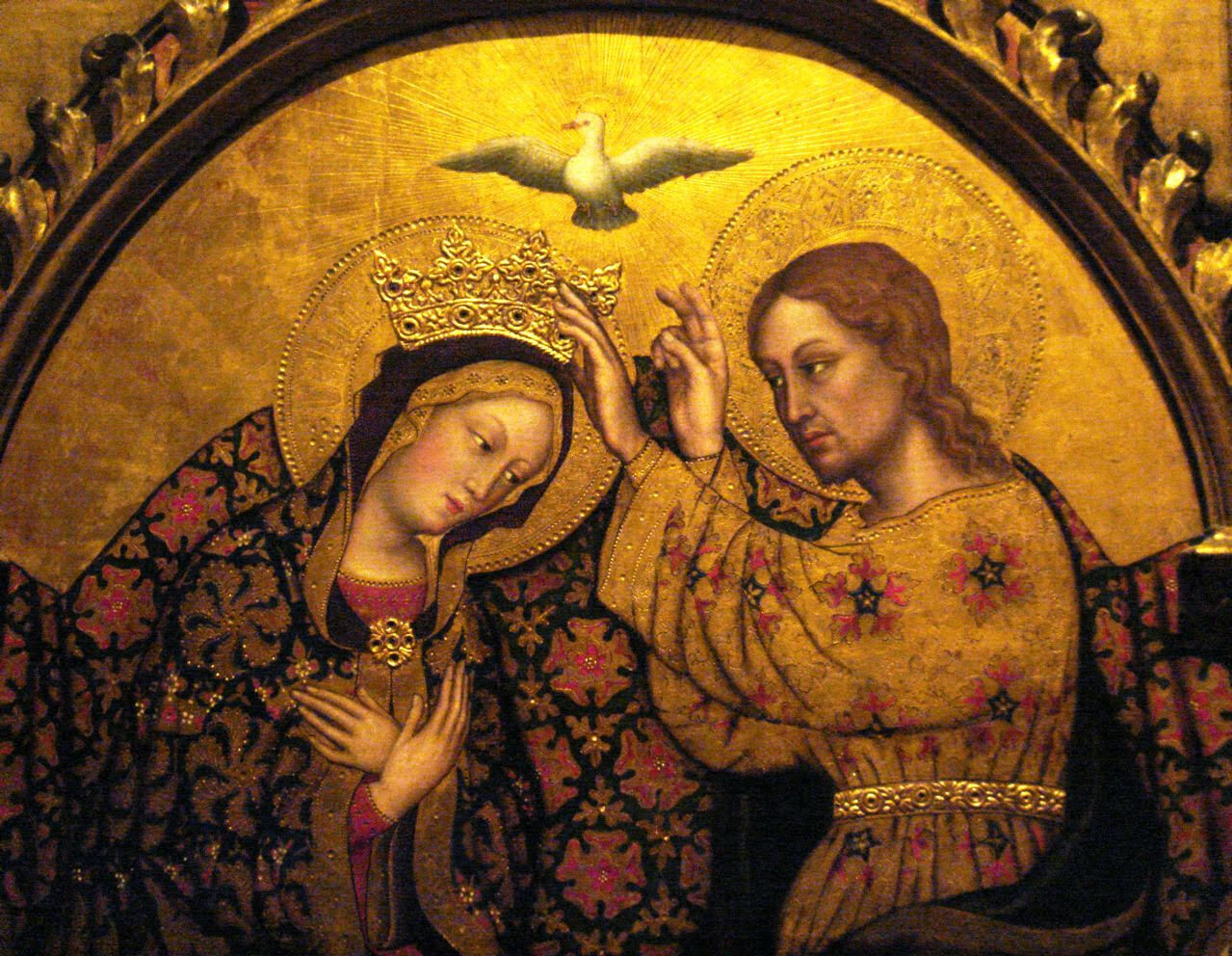 Gentile da Fabriano — Coronation of the Virgin, c. 1420, gold leaf altarpiece