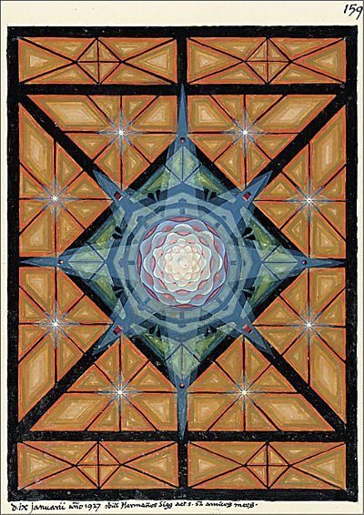 Carl Jung mandala painting 1927 — sacred geometry and the Self in Jungian depth psychology
